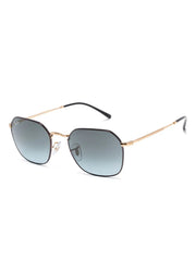 Ray-Ban Jim Black On Arista Unisex Sunglasses In Black & Gold
