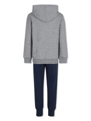 Converse Boys Pull Over Hoodie And Trackpant Set In Navy