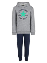 Converse Boys Pull Over Hoodie And Trackpant Set In Navy