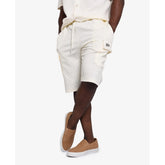 Soviet Mens Piccolo Track Shorts In Off White