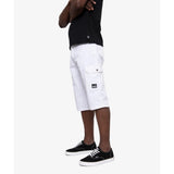 Soviet Mens Comets Clam Digger Cargo Shorts In White