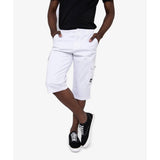 Soviet Mens Comets Clam Digger Cargo Shorts In White