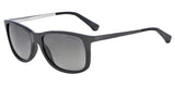 Emporio Armani Rectangle Sunglasses In Grey