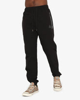 Soviet Mens Bryer Fashion Track Pants In Black
