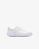 Soviet Unisex Kiddies Andy Low Cut Lace Up Sneakers In White Mono