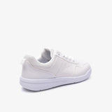 Soviet Unisex Kiddies Andy Low Cut Lace Up Sneakers In White Mono