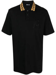 Just Cavalli Mens JC Tiger Golfer In Black