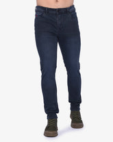 Soviet Mens Dalton Straight Leg Jeans Blue Black