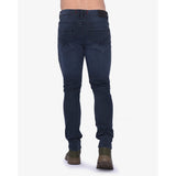 Soviet Mens Dalton Straight Leg Jeans Blue Black