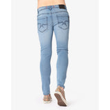 Soviet Mens Cormac Slim Leg Jeans In Light Blue