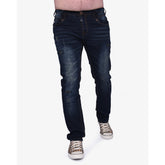 Soviet Mens Gleam Modern Fit Slim Leg Jeans In Blue Black