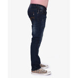 Soviet Mens Gleam Modern Fit Slim Leg Jeans In Blue Black