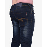 Soviet Mens Gleam Modern Fit Slim Leg Jeans In Blue Black
