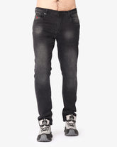 Soviet Mens Trooper #9 Slim Leg Jeans In Black