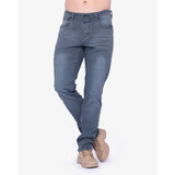 Soviet Mens Trooper #9 Slim Leg Jeans In Metallic Blue