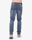 Soviet Mens Trooper #9 Slim Leg Jeans In Metallic Blue