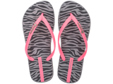 Ipanema Ladies Animal Chic Sandals In Grey/Pink