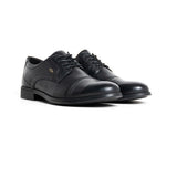 Watson Mens Timothee Leather Formal Lace Up Shoes In Black
