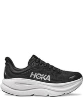 Hoka Mens Bondi 9 Shoes In Black/White