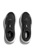 Hoka Mens Bondi 9 Shoes In Black/White