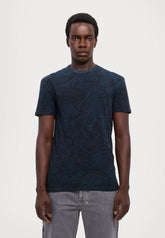Just Cavalli Mens Stretch T-Shirt In Navy