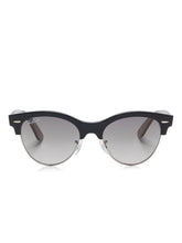Ray-Ban Clubmaster Way Unisex Sunglasses In Black & Silver