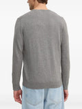 Gant Mens Classic Cotton Crew Neck Sweater In Grey