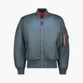 Alpha Industries Mens Ma-1 Classic Jacket In Denim Blue