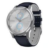 Garmin Unisex Silver Dial Vivomove Watch In Black