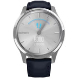 Garmin Unisex Silver Dial Vivomove Watch In Black