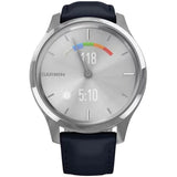 Garmin Unisex Silver Dial Vivomove Watch In Black