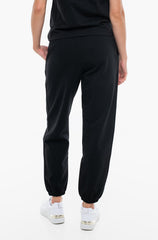 Calvin Klein Unisex Monologo French Terry Jogger In Black