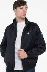 Calvin Klein Mens Padded Harrington Jacket In Black