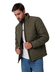 Caterpillar Mediumweight Insulated Quilted Jacket Olive Night