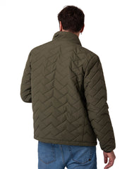 Caterpillar Mediumweight Insulated Quilted Jacket Olive Night