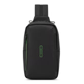 Valigeria Roncato Norway Crossbody Backpack Bag In Black