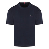 Tommy Hilfiger Boys Cotton Regular Fit T-Shirt In Navy