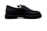 Zerga Mens Pienza Leather Shoes In Black