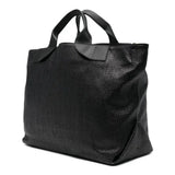 Nº21 Womens Interwoven Raffia Tote Bag In Black