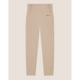 Freddy Womens Knitted Seamless 7/8 Leggings High Waist In Beige