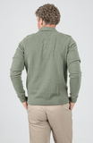 Bensherman Mens Olive Night Knit Sportshirt