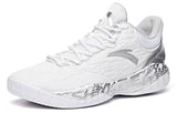 Anta Mens Basketball Shoes In White & Silver