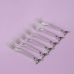 Cake Fork Set Of 6-Hummingbird