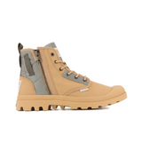 Palladium Mens Pampa Detroit Zip Shoes In Woodlin