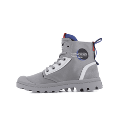 Palladium Mens Pampa Hi Dare Zip Shoes In Titan