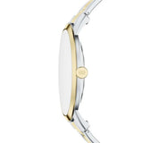 Fossil Mens Minimalist 3 hand Black Dial Watch In Gold & Silver