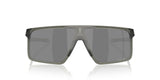 Oakley Mens Heliux Shield Sunglasses In Transparent Grey