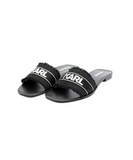 Karl Lagerfeld Ladies Skoot II Border Slides In Black