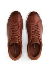 Tommy Hilfiger Mens Court Shoes Winter Cognac