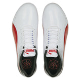 Puma Mens Evospeed Sprint 14 Running Shoes In White/Black/Red